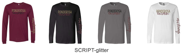 Pondo LAX Bella Canvas Long Sleeve Tee- 4 Designs