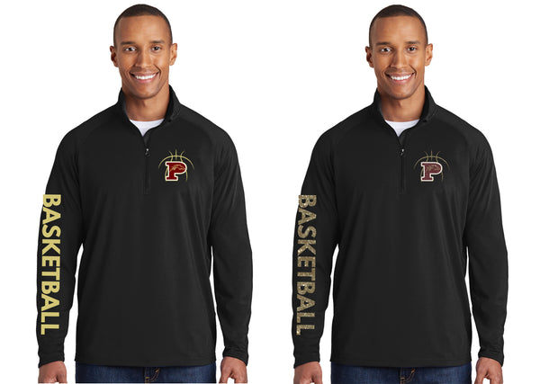 Pondo Basketball Sports Wik 1/4 Zip Pullover- Ladies or Unisex