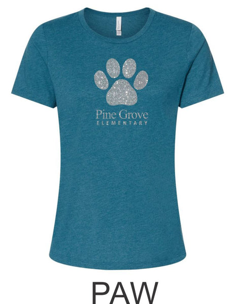 Pine Grove Heather Teal Tee- 4 designs