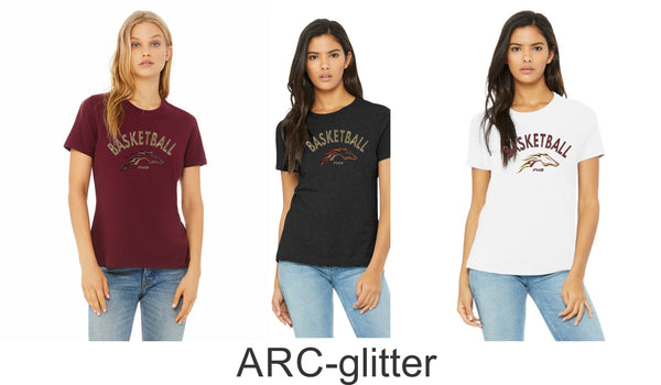 Pondo Basketball Ladies Bella Canvas Tee- 4 designs