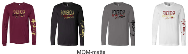 Pondo Basketball Bella Canvas Long Sleeve Tee- 4 Designs