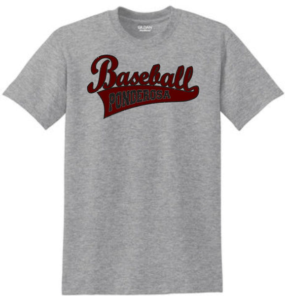 Pondo Baseball Basic CLASSIC Tee- Matte or Glitter