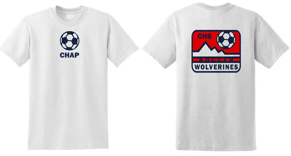 Chap Soccer Basic MOUNTAIN Tee- Matte or Glitter