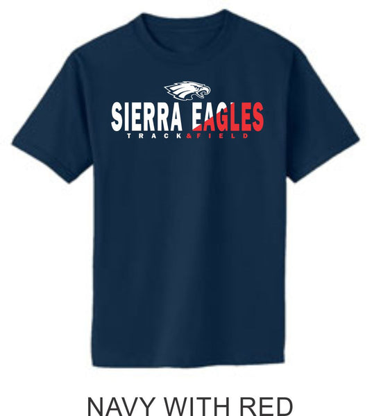 Sierra Track & Field Basic Tee- Matte or Glitter
