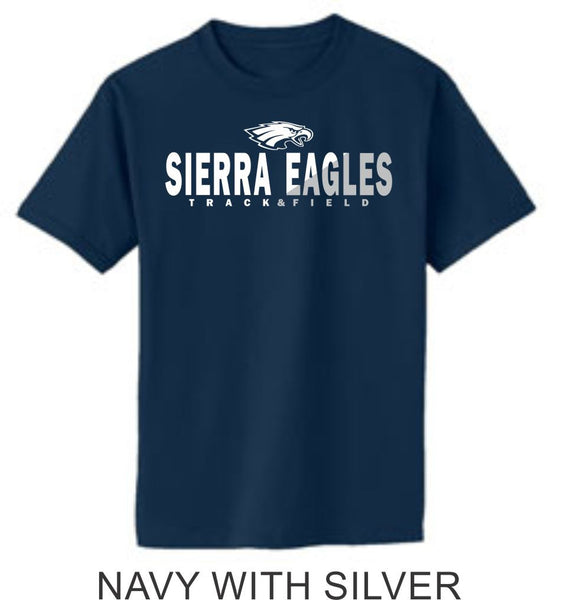 Sierra Track & Field Basic Tee- Matte or Glitter