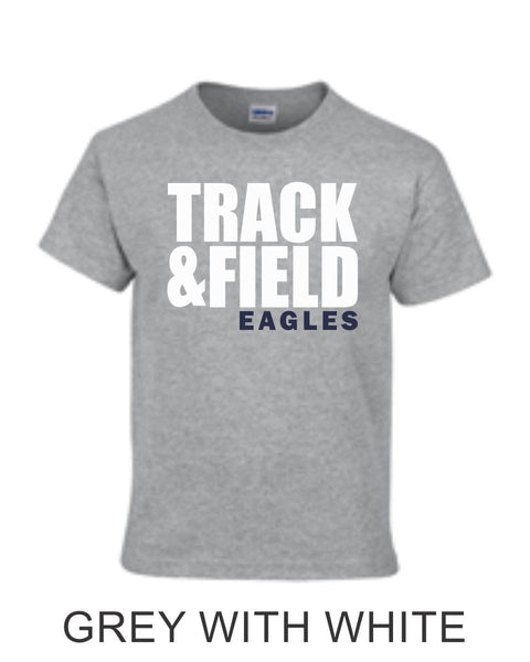Sierra Track & Field Block Tee- Matte or Glitter