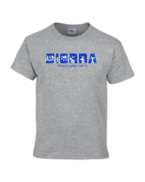 Sierra Track & Field Events Tee- Matte or Glitter