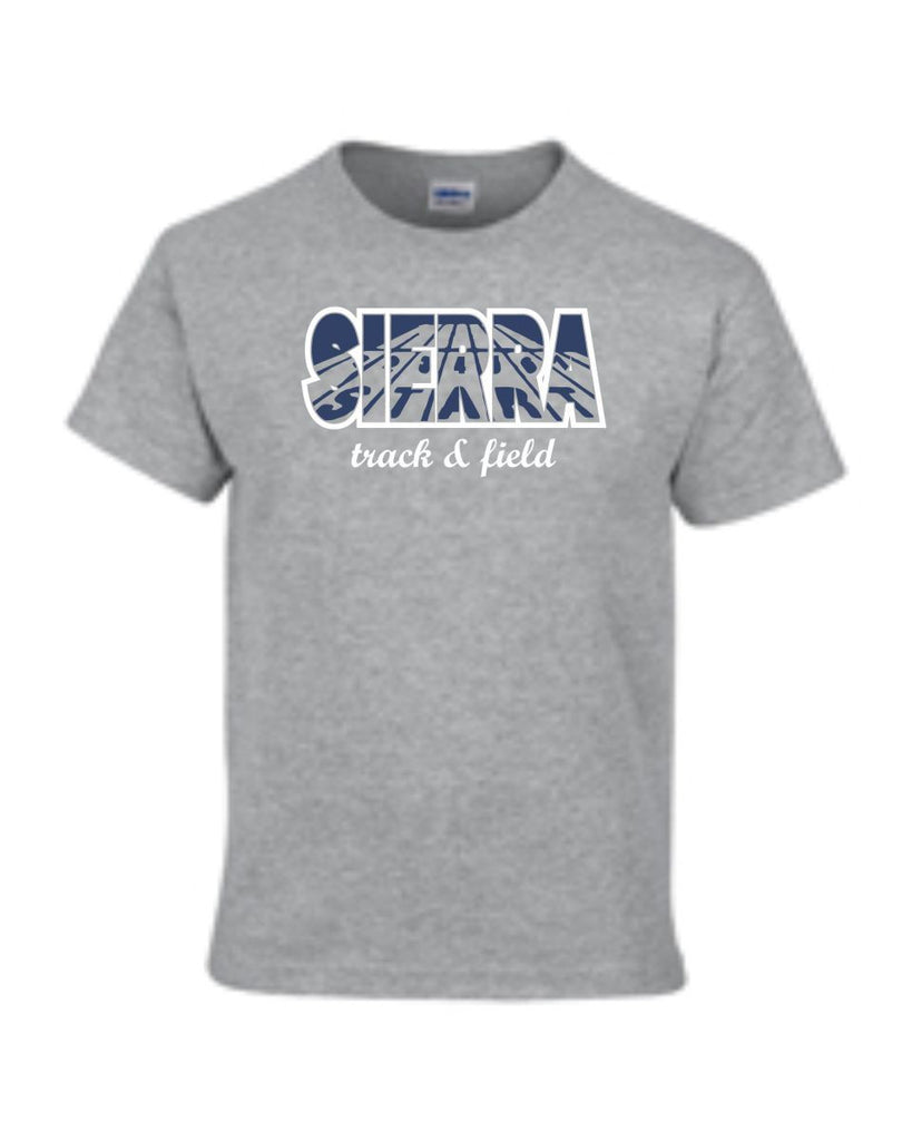 Sierra Track & Field Start Tee- Matte or Glitter