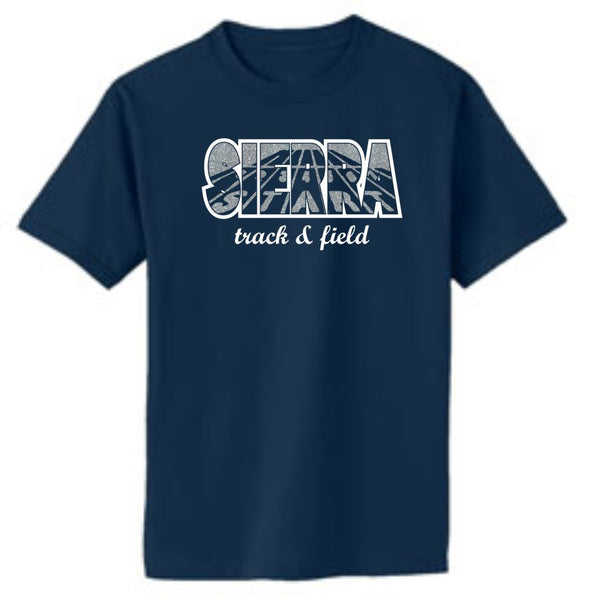 Sierra Track & Field Start Tee- Matte or Glitter