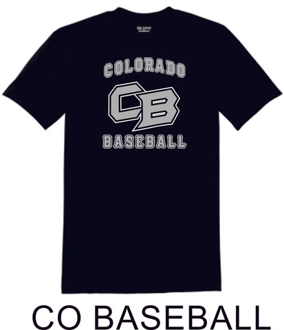 Co Baseball Basic CO BASEBALL Tee- Matte or Glitter