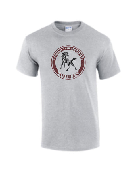 CTE Glitter Maroon or Grey Basic T-Shirt in 4 Designs