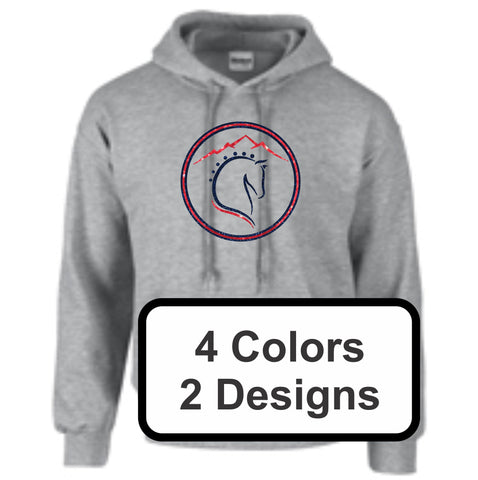 Can Am Stables Basic Hooded Sweatshirt- Matte and Glitter