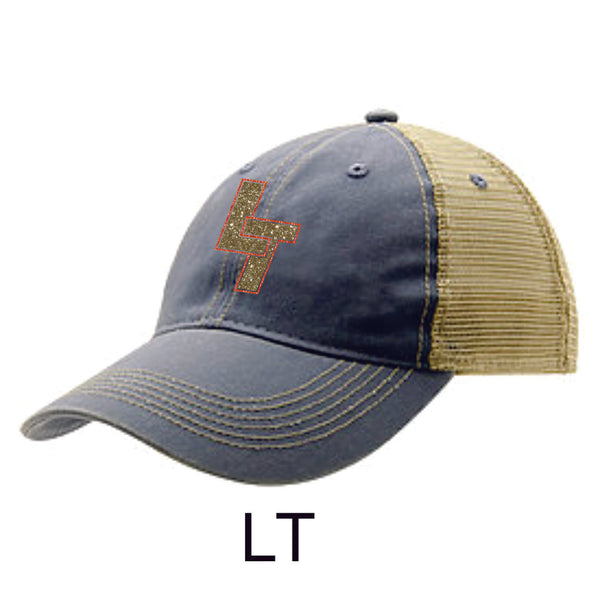 LT Poms Glitter Trucker Hat- 2 designs