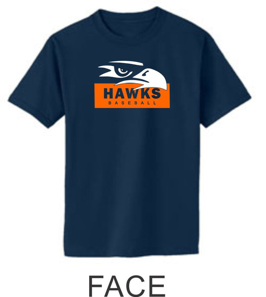 Hawks Baseball Basic Tee- 4 Designs