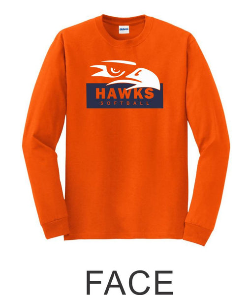 Hawks Softball Long Sleeve- 3 Designs
