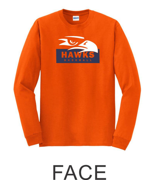 Hawks Baseball Long Sleeve- 3 Designs