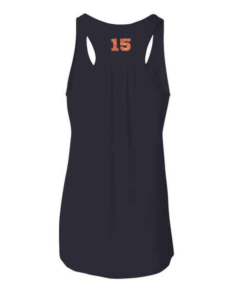 Hawks Baseball Flowy Tank- 2 designs- Matte or Glitter