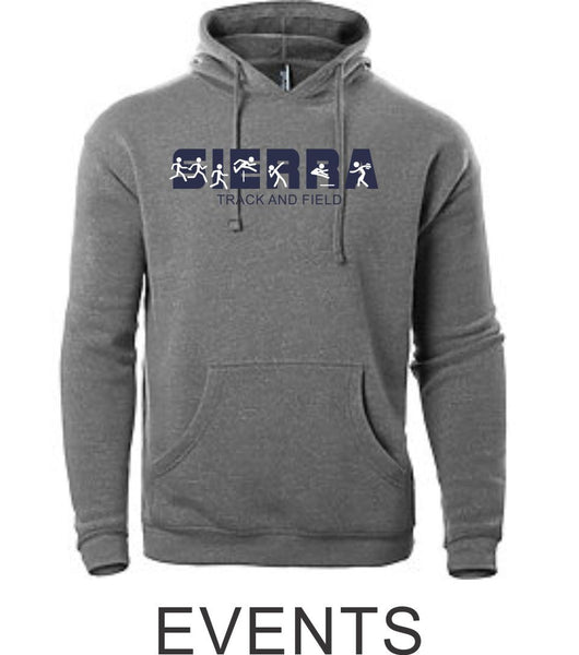 Sierra Track & Field Unisex Events Hoodie- Matte or Glitter
