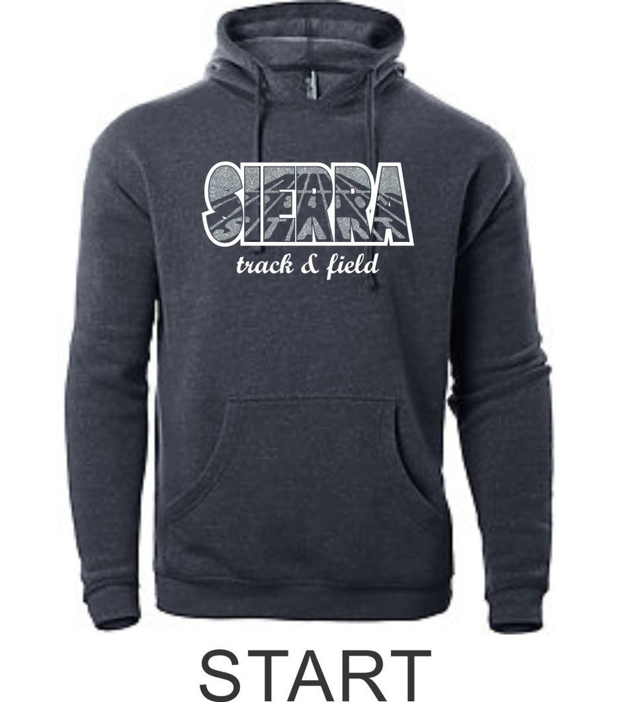 Sierra Track & Field Unisex Start Hoodie- Matte or Glitter