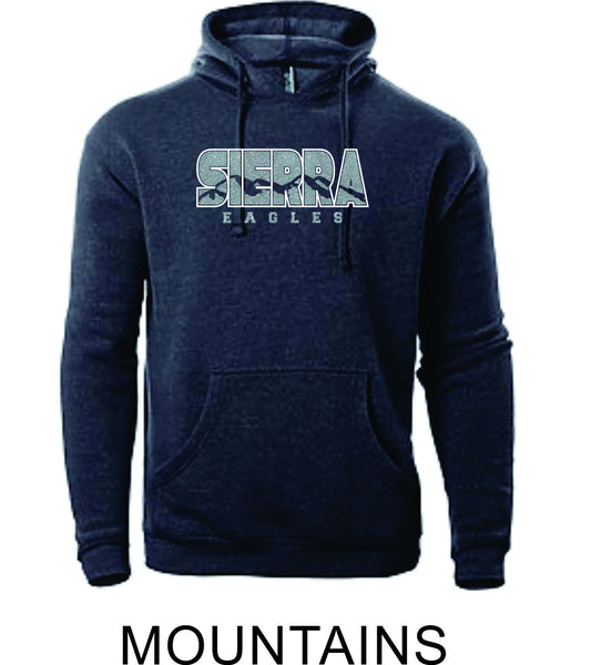 Sierra Premium Unisex Hoodie- 3 Designs- Matte or Glitter