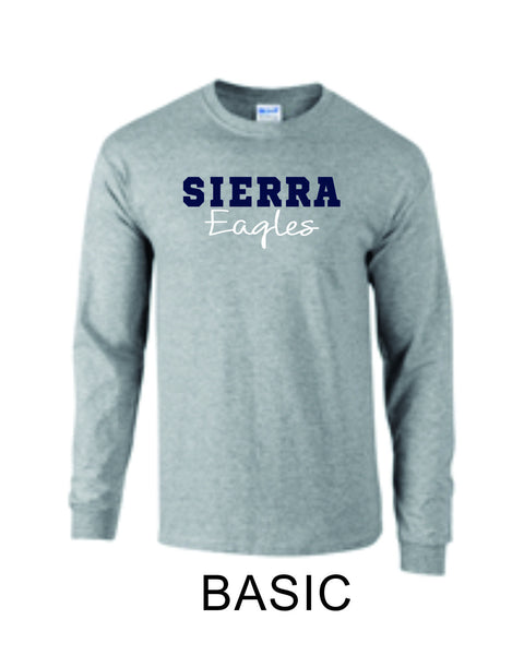 Sierra Long Sleeve Tee- 4 Designs