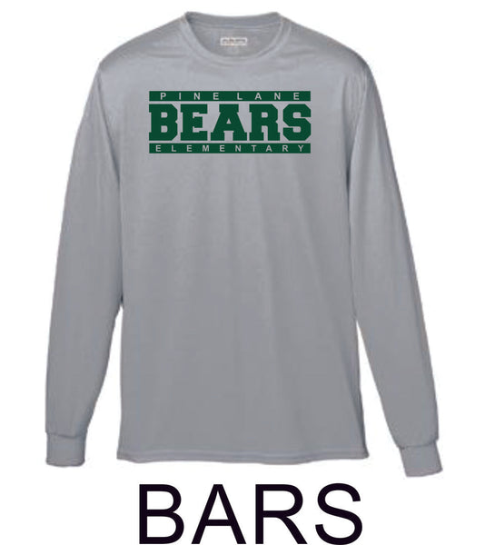 PLE Wicking Long Sleeve Tee- 4 New designs