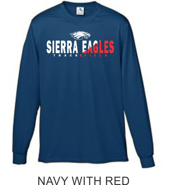 Sierra Track & Field LS Wicking Shirt- Basic