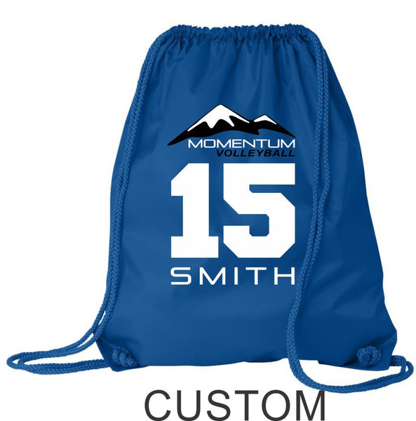 Momentum Volleyball Drawstring Backpack- 2 designs