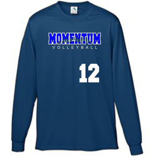 Momentum Volleyball Mountain Long Sleeve Wicking Tee