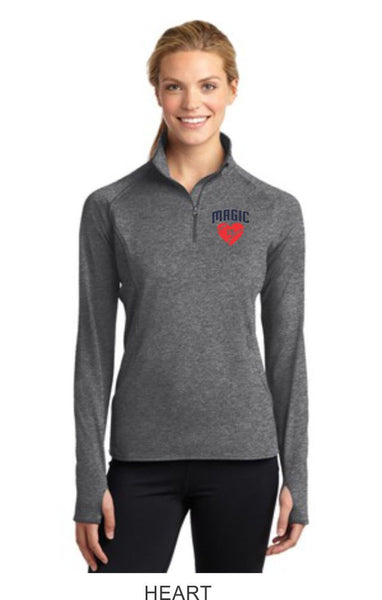 Magic Ladies Sport Wick 1/2 Zip Pullover- 2 designs