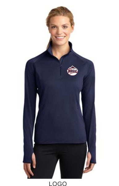 Magic Ladies Sport Wick 1/2 Zip Pullover- 2 designs