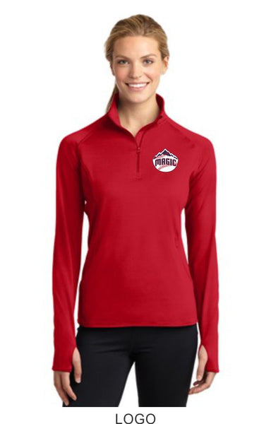 Magic Ladies Sport Wick 1/2 Zip Pullover- 2 designs