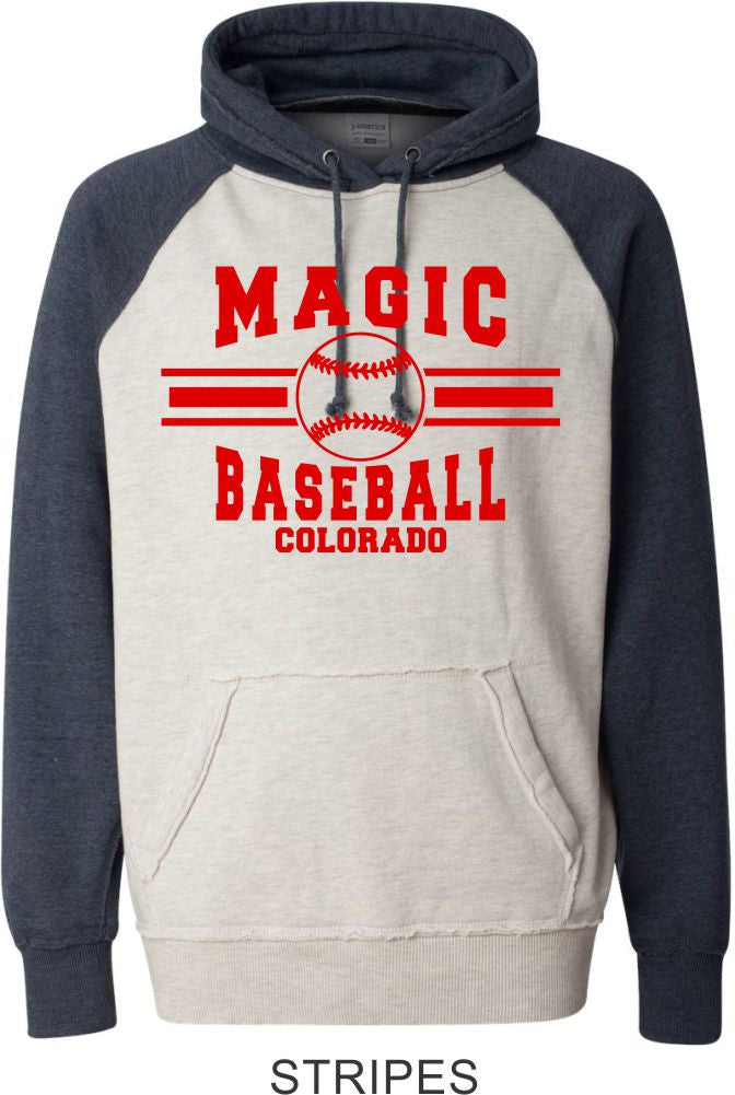 Magic Vintage Heathered Hoodie- 2 designs