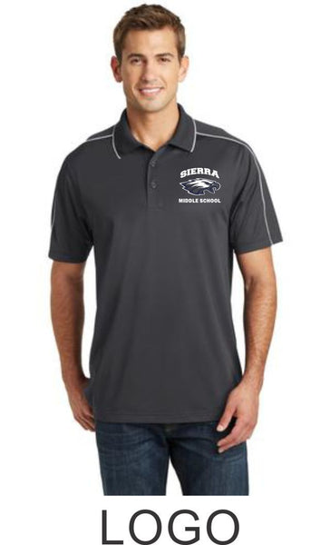 Sierra Staff Piped Polo- Unisex- 3 Designs