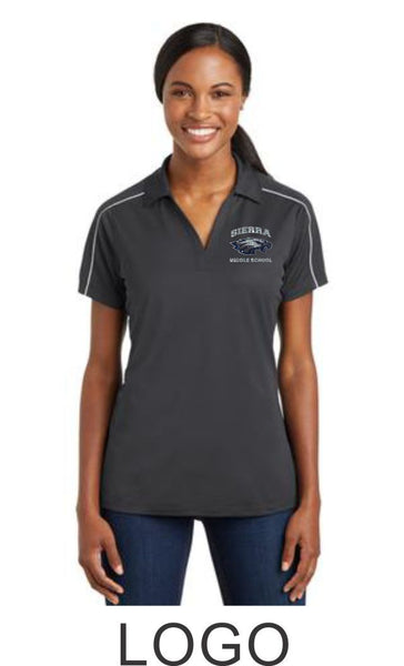 Sierra Staff Piped Polo- Ladies- 3 Designs