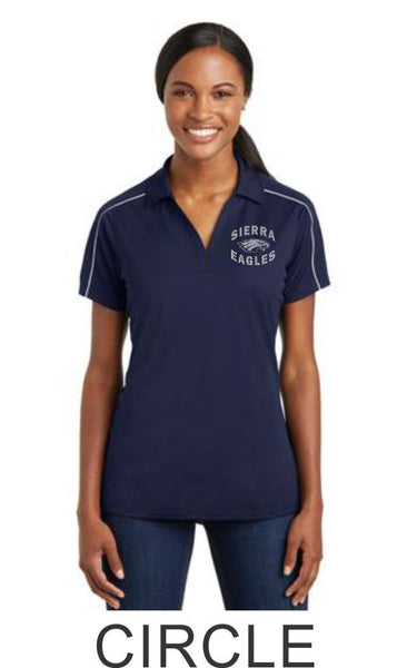 Sierra Staff Piped Polo- Ladies- 3 Designs