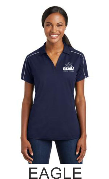 Sierra Staff Piped Polo- Ladies- 3 Designs