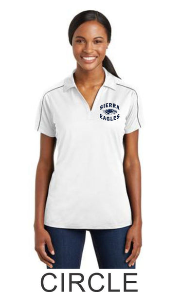 Sierra Staff Piped Polo- Ladies- 3 Designs
