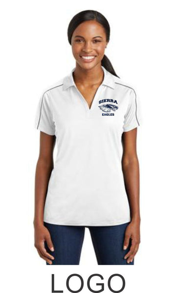Sierra Staff Piped Polo- Ladies- 3 Designs
