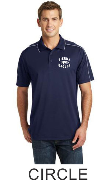 Sierra Staff Piped Polo- Unisex- 3 Designs