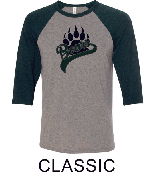 PLE Raglan T-Shirt in 2 Designs- Matte and Glitter