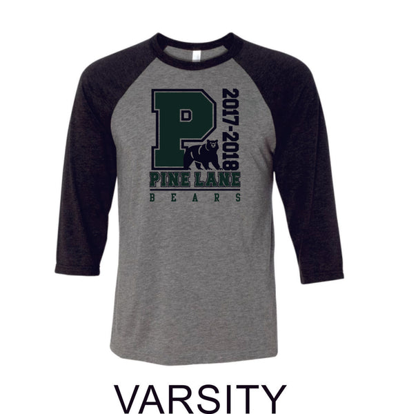 PLE Raglan T-Shirt in 2 Designs- Matte and Glitter