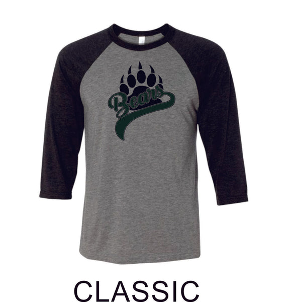 PLE Raglan T-Shirt in 2 Designs- Matte and Glitter