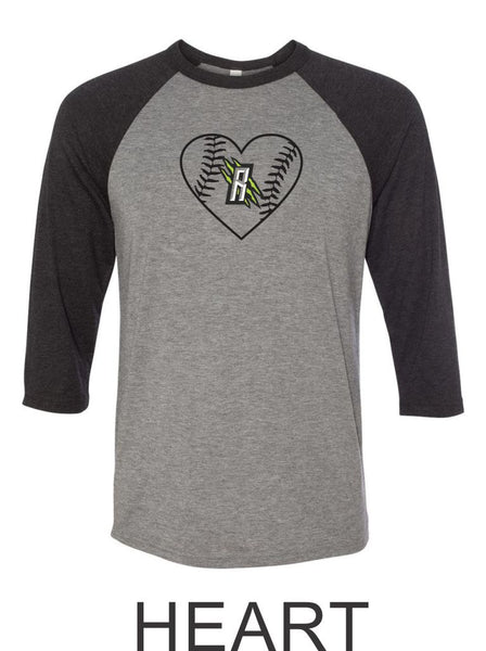 Raptors Baseball Raglan Unisex T-Shirt- 5 designs- Matte and Glitter