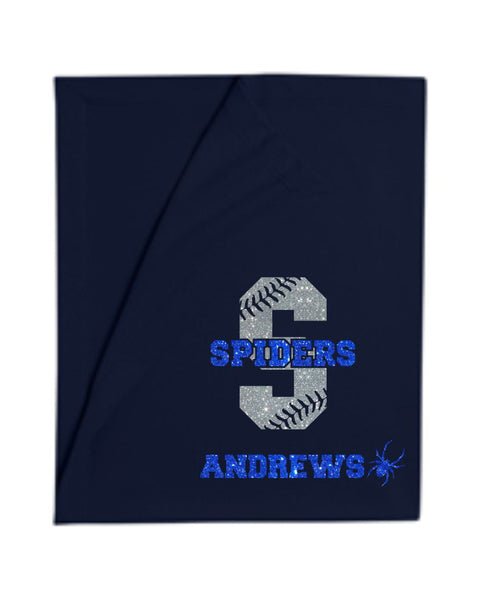 Spiders "S" Sweatshirt Blanket