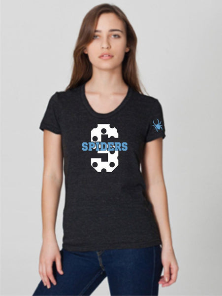 Spiders "S" Track Tee- Matte or Glitter