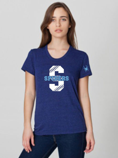 Spiders "S" Track Tee- Matte or Glitter