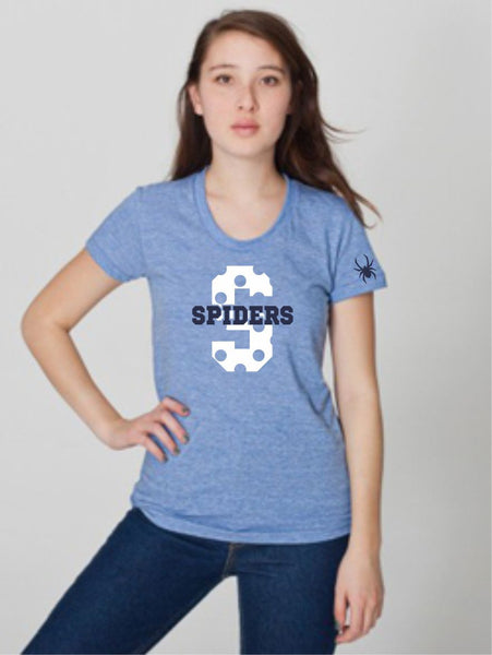 Spiders "S" Track Tee- Matte or Glitter