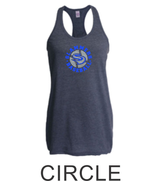 Slammers Racerback Tank- 2 designs- Matte or Glitter