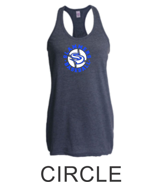Slammers Racerback Tank- 2 designs- Matte or Glitter